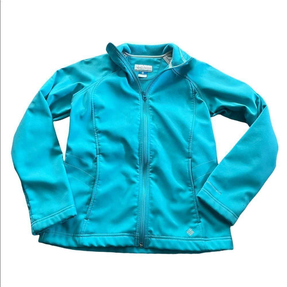 COLUMBIA SPORTSWEAR Blue Softshell Jacket Size Small